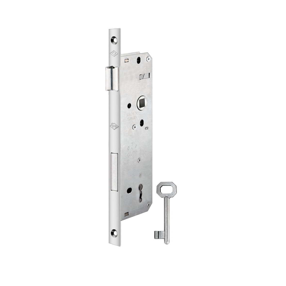 132-35-ODA İTO 132K PVC Kapı Kilidi – Oda Kapısı Kilidi - 132 35 ODA