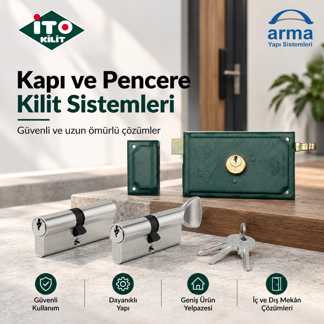 Kapı ve Pencere Kilit Sistemleri - Evinizin Güvenliğini Artırın! - ITO KILIT BLOG 800X800