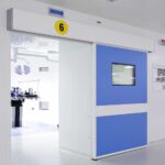 Ditec VALOR HH-HS hermetik fotoselli kapı, hastane ve laboratuvarlar için otomatik kayar kapı sistemi