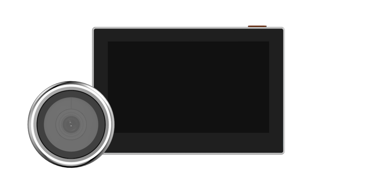 Ezviz – HP02 Kablosuz Görüntülü Diafon - SİLVER - ezviz hp2 gorsel 1